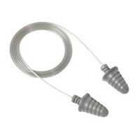 3M P1301 3M Single Use Peltor NEXT Skull Screws Tapered Metallic-Look Foam Corded Earplugs With Screw Threads